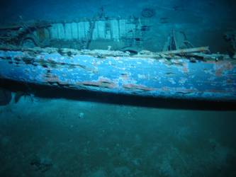 Carvel built motor boat